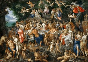 Le nozze di Teti e Peleo da Hendrick de Clerck